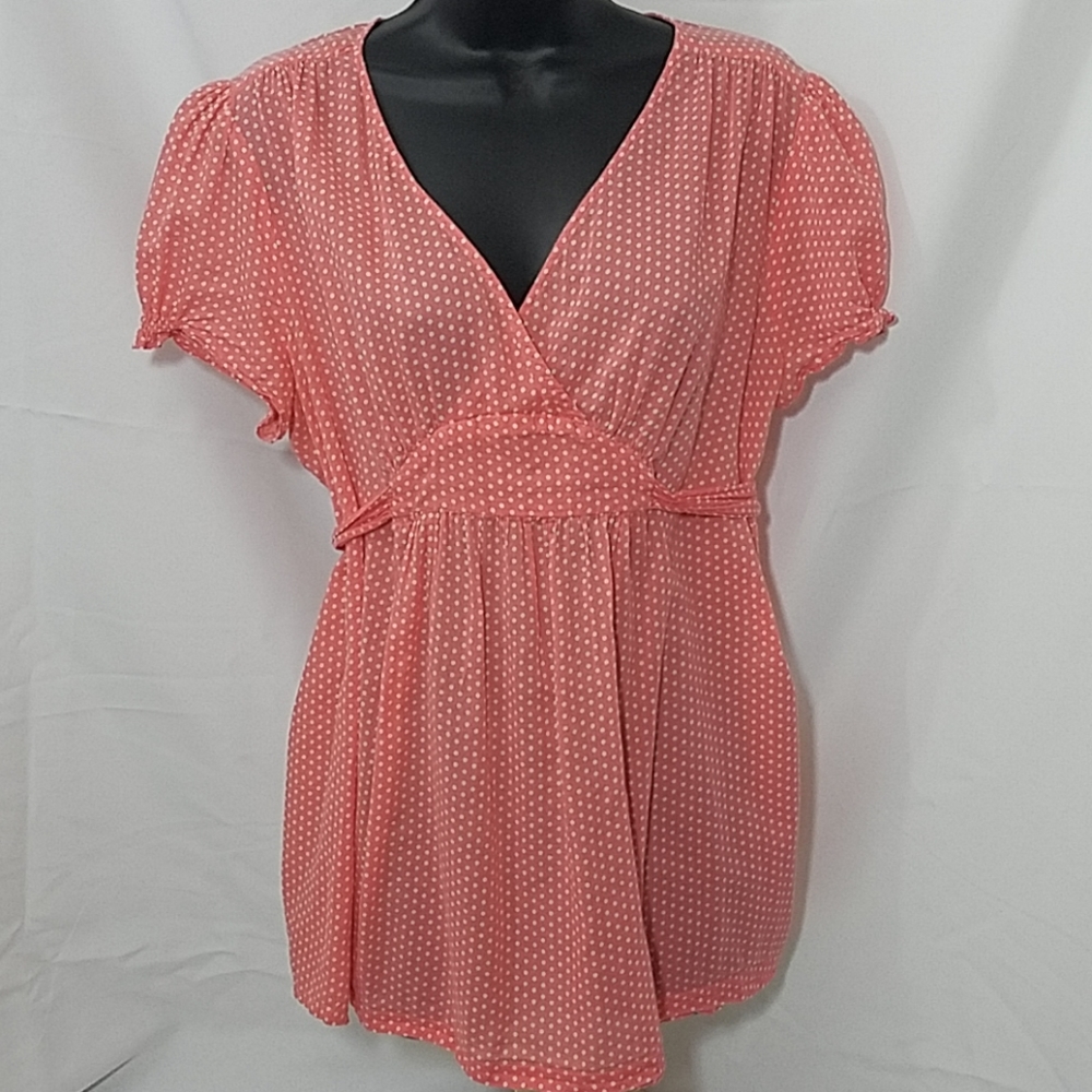 Motherhood Maternity Polka Dot Top